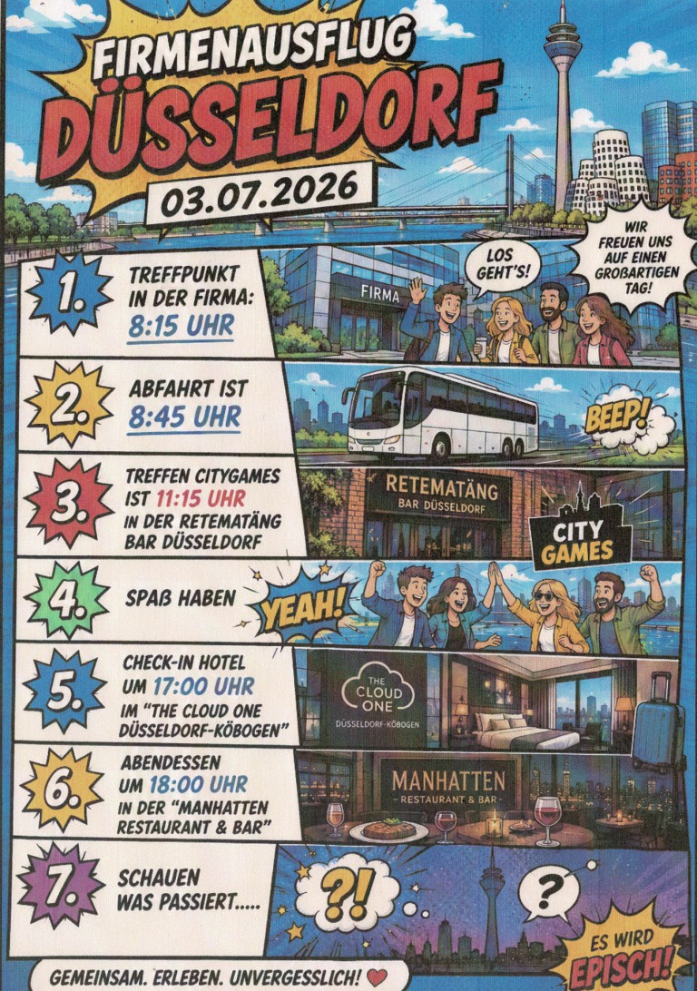 Sirotec_Firmenausflug_Düsseldorf_flyer